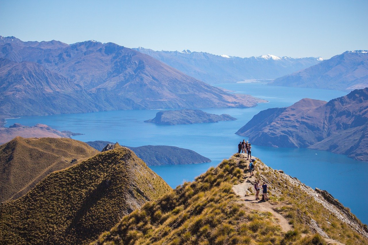 New Zealand hiking group